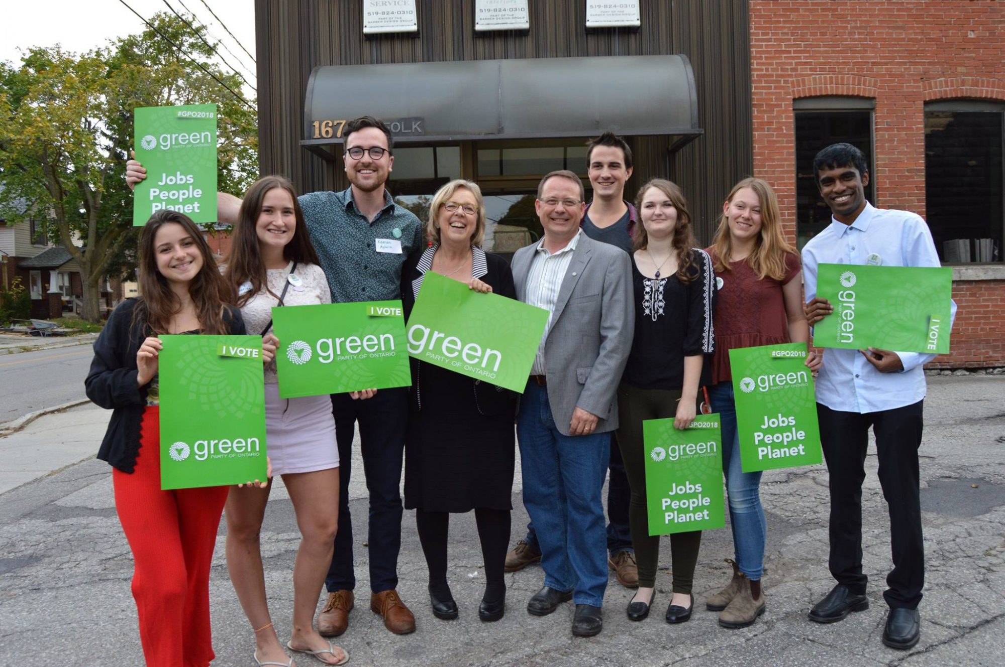 Mike, Elizabeth and the Young Greens of Ontario