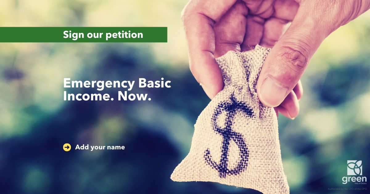 Sign our petition for Emergency Basic Income. Now.
