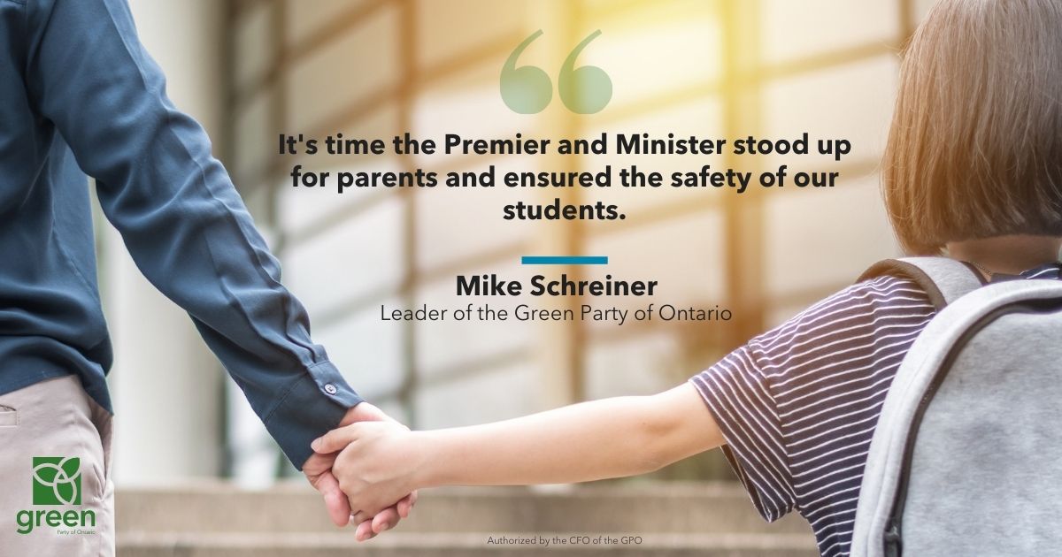 The Premier and Minister Lecce had an opportunity to make schools safer. Instead, they chose to stick with their ‘watered-down’ reopening policies.