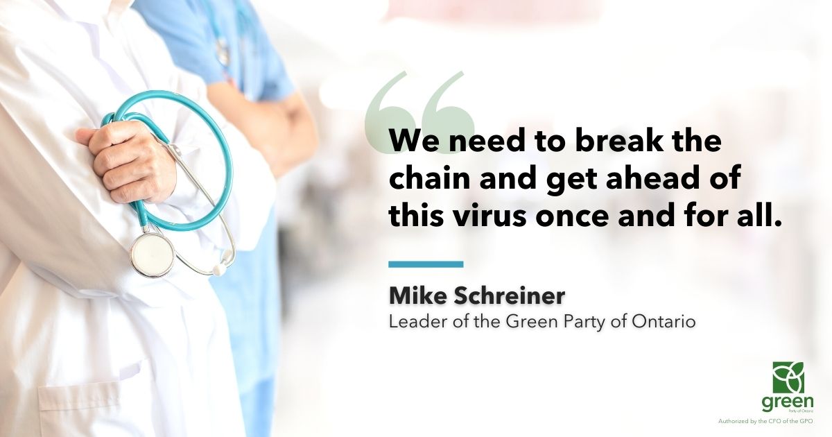 Half measures will only prolong the pandemic. The Premier says he's putting lives and livelihoods first, but he's doing neither. It's time to stop the excuses.