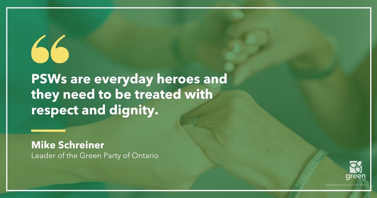 PSWs are everyday heroes and they need to be treated with respect and dignity. On PSW Day, let's make pandemic pay permanent.