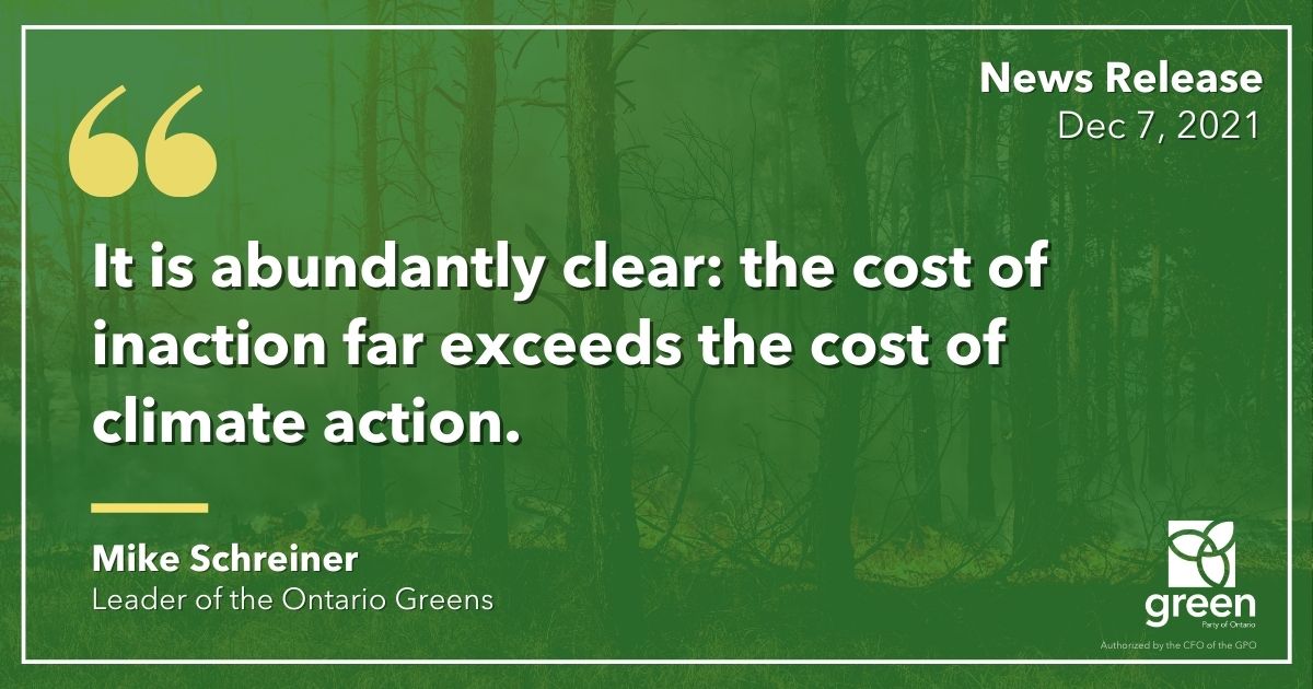 It is abundantly clear: the cost of inaction far exceeds the cost of climate action. Climate change is nature’s tax on everything.