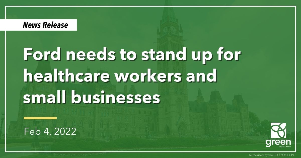 The Premier needs to stop playing both sides when it comes to anti-vaccine protests. He needs to be unequivocal in his support for the safety of healthcare workers.