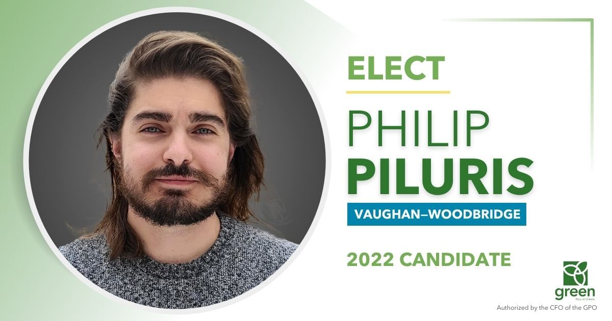 Philip Piluris, GPO Candidate for Vaughan—Woodbridge
