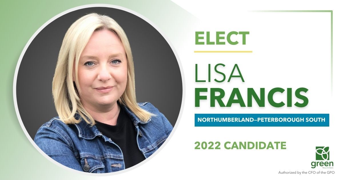 Lisa Francis, GPO Candidate for Northumberland—Peterborough South