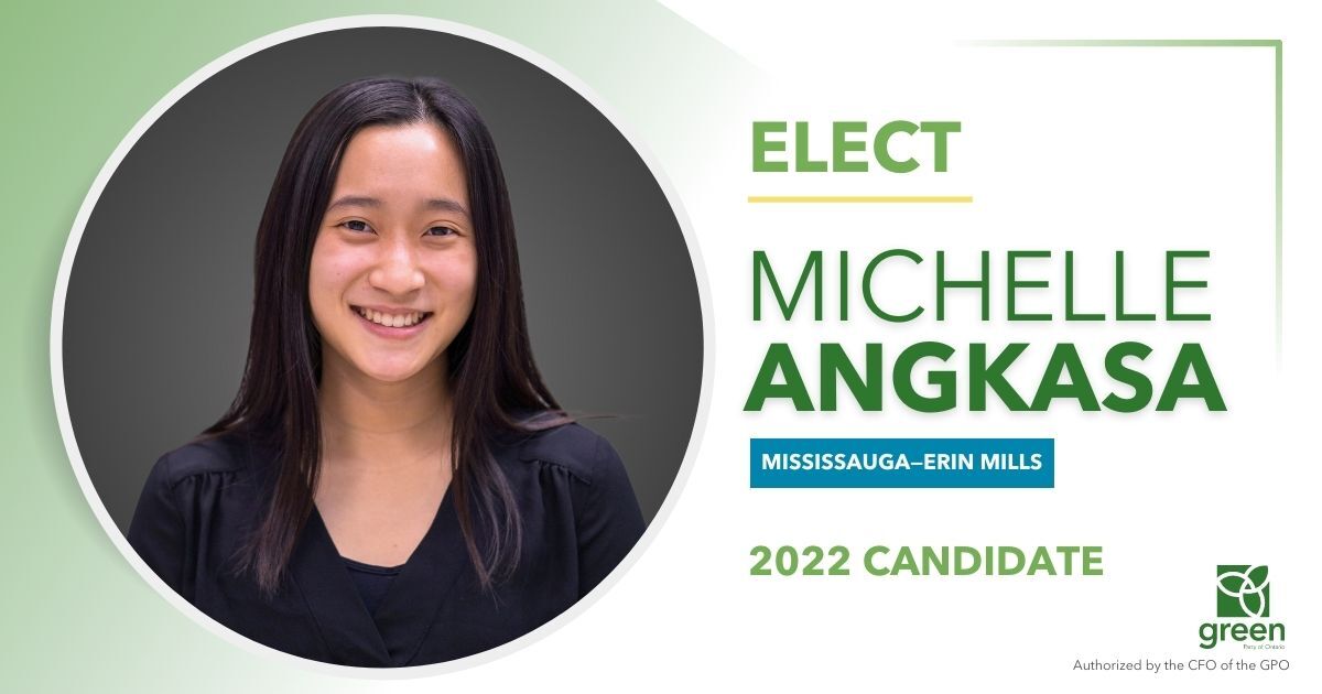 Michelle Angkasa, GPO Candidate for Mississauga—Erin Mills