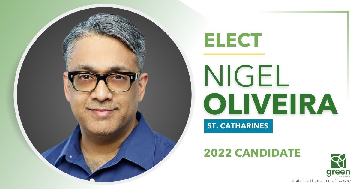 Nigel Oliveira, GPO Candidate for St. Catharines