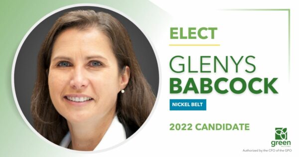 Glenys Babcock Nominated As Ontario Greens Candidate In Nickel Belt ...