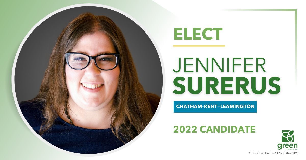 Jennifer Surerus GPO Candidate For Chatham KentLeamington