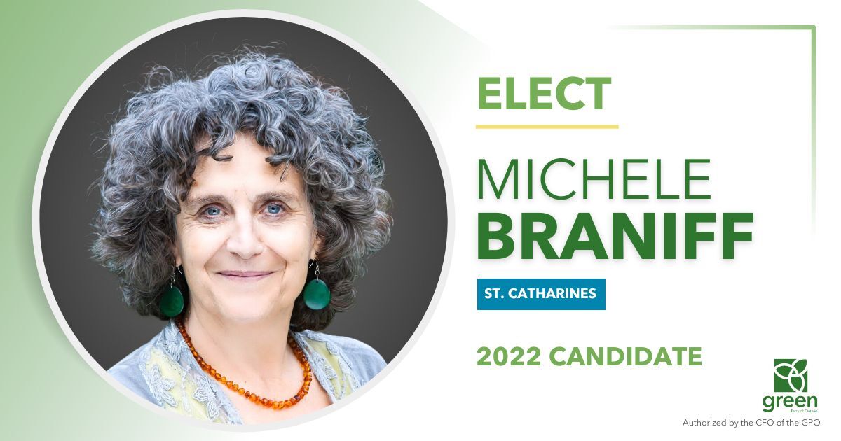 Michele Braniff GPO Candidate for St. Catharines