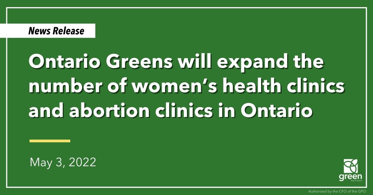 Mike Schreiner made the following statement in response to the news that Roe v. Wade may be overturned, threatening abortion rights in the USA: