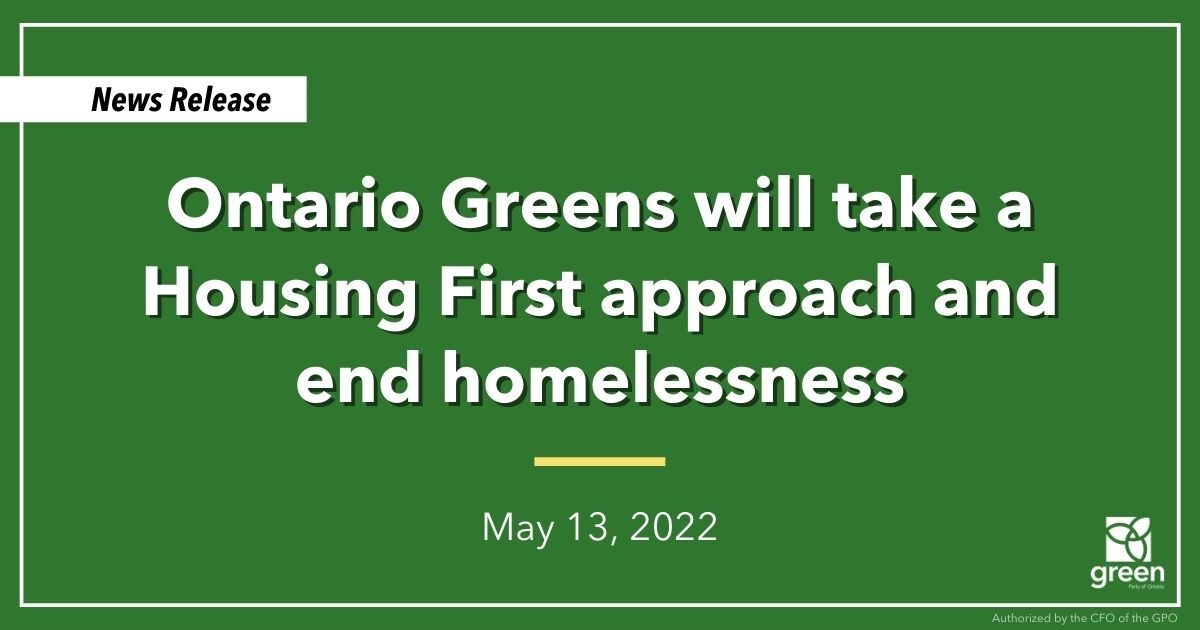 Ontario Greens Leader Mike Schreiner made the following statement in response to news that Toronto is looking at hiring private security at major parks to prevent encampments: