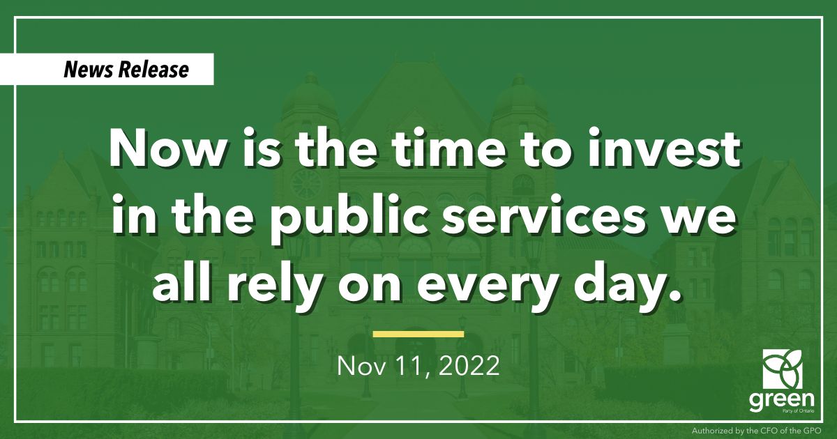 Now is the time to invest in the public services we all rely on every day