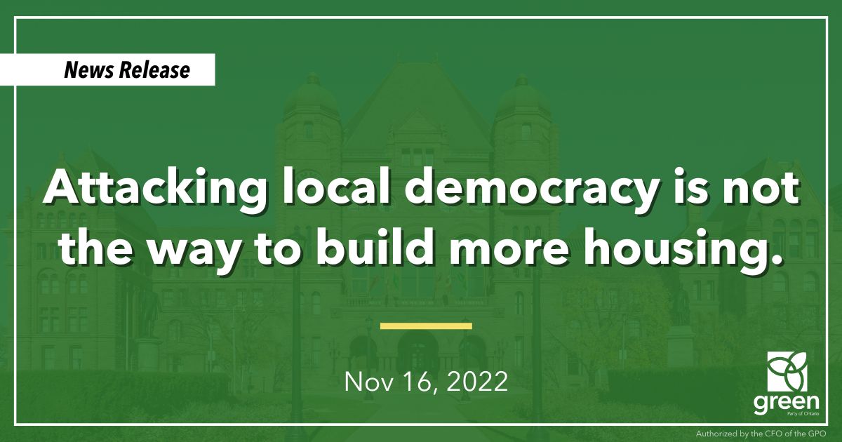 Attacking local democracy is not the way to build more housing