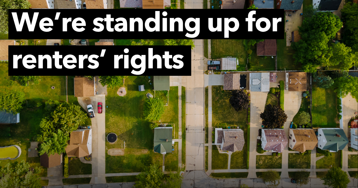 Protect tenant rights: Stop Bill 60