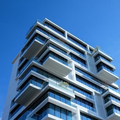 modern condo building