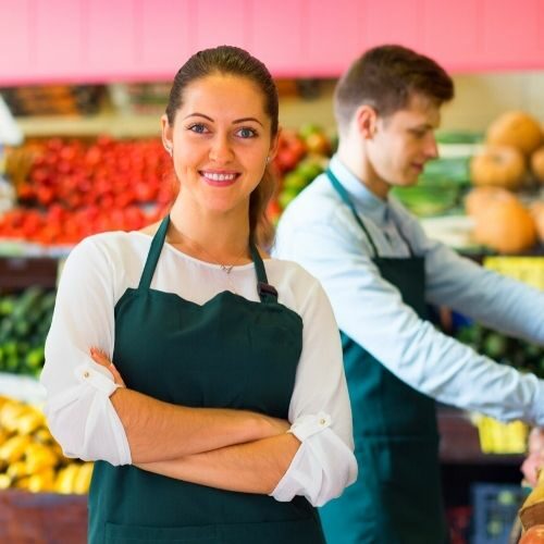 Grocery stores workers