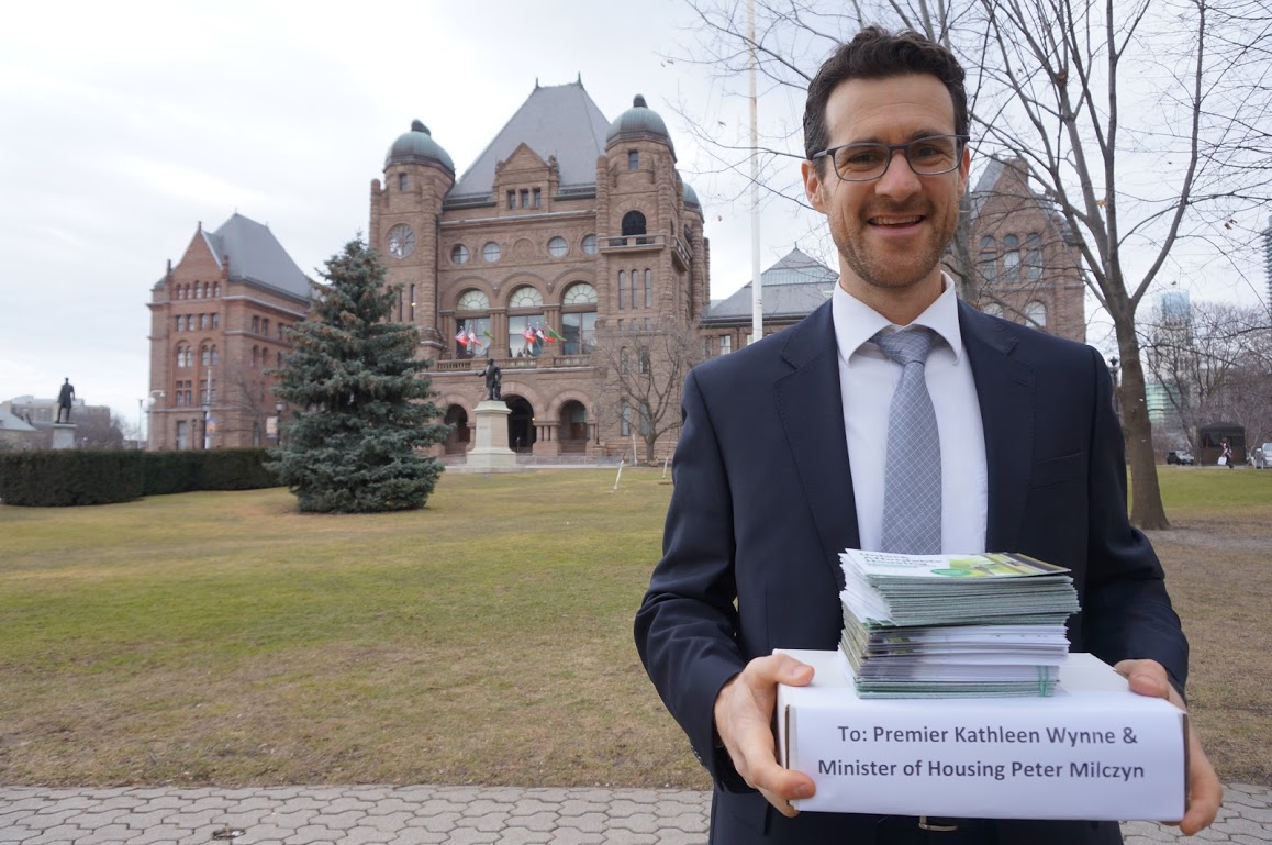 GPO Candidate Matt Richter at Queens Park - Affordable Housing