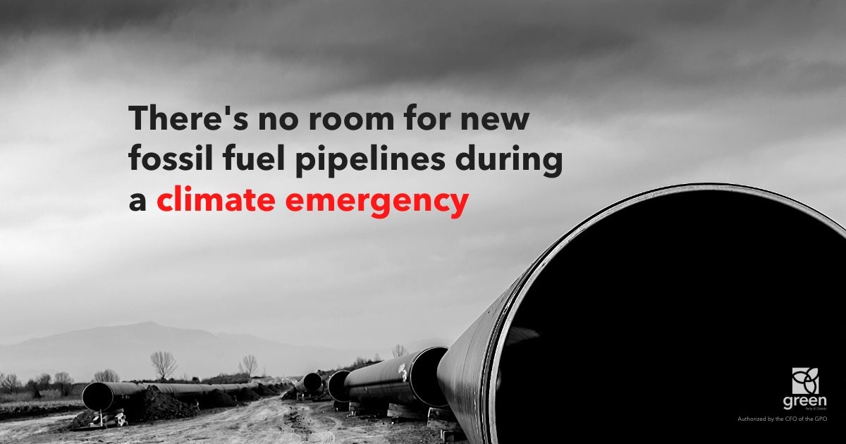 Say no to fracked gas pipeline in Hamilton