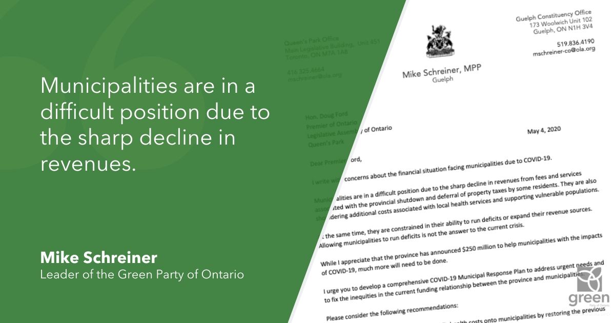 Municipalities are in a difficult position due to the sharp decline in revenues.