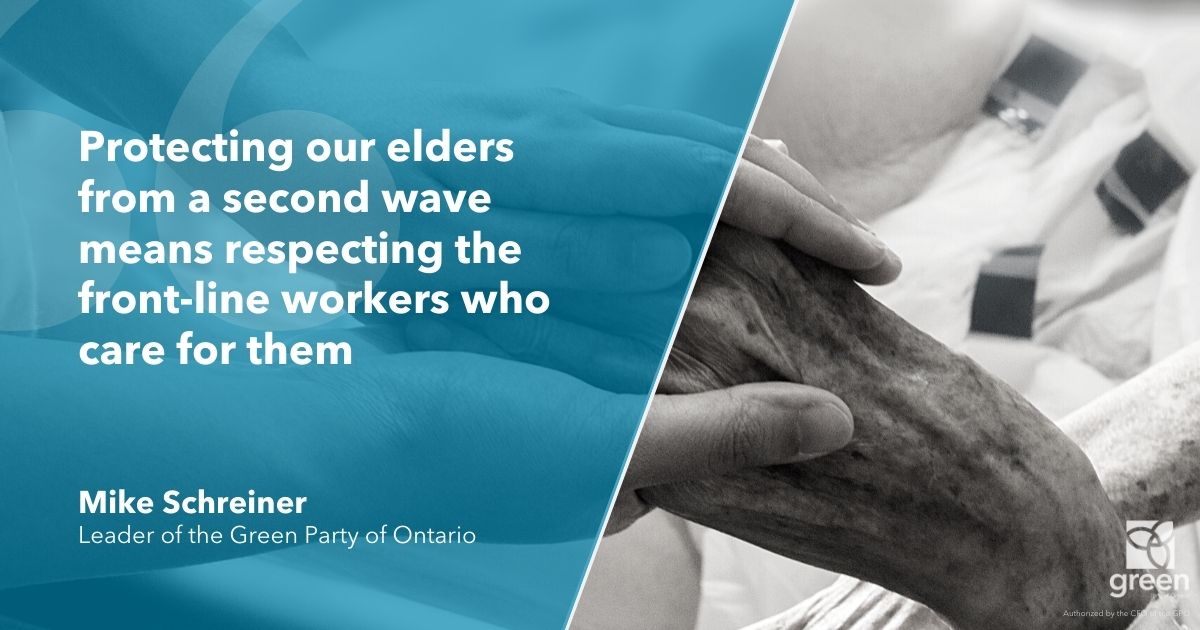 Protecting our elders from a second wave means respecting the front-line workers who care for them