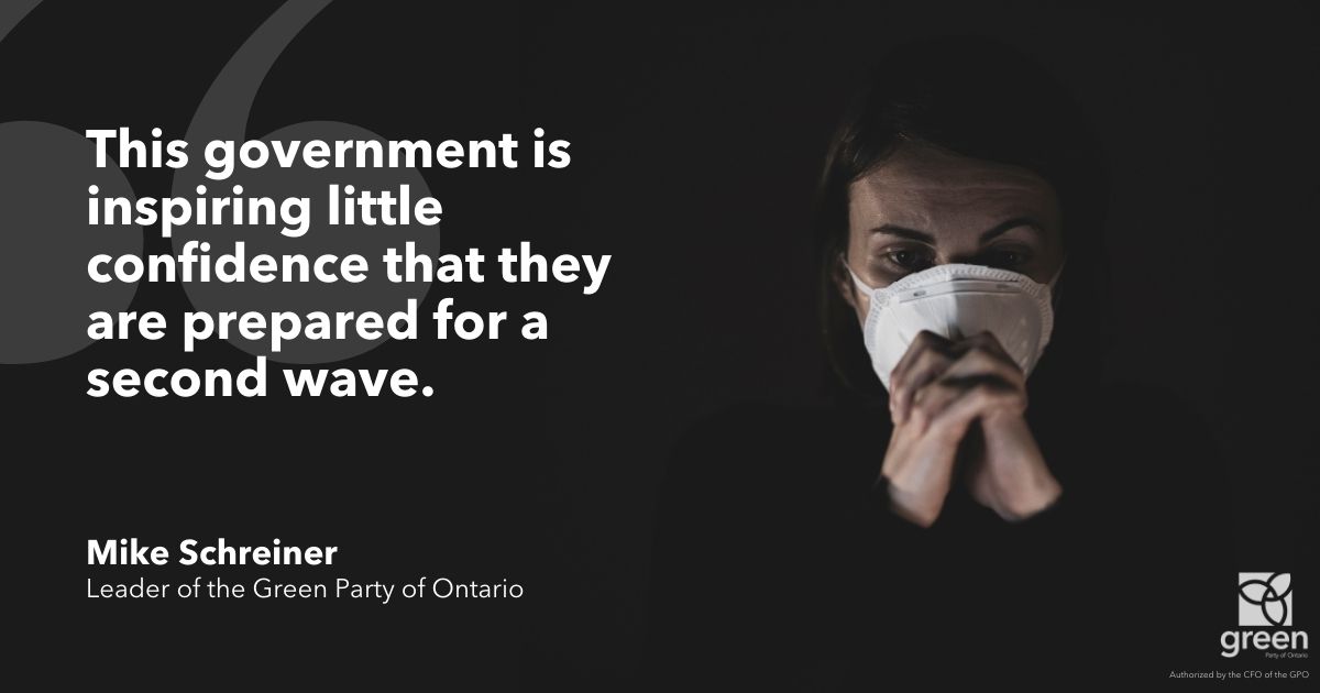 This government is inspiring little confidence that they are prepared for a second wave.