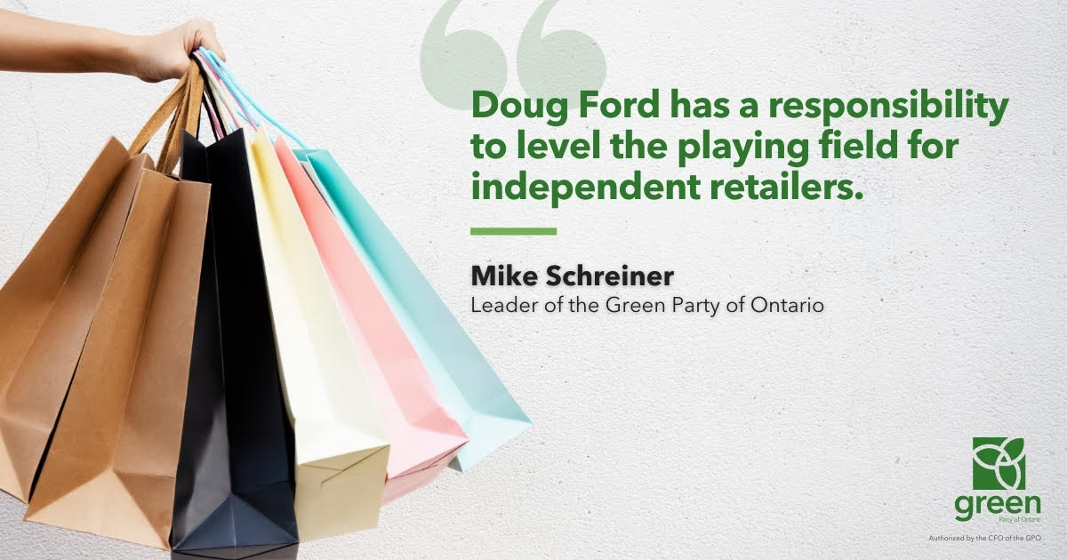 Doug Ford has a responsibility to level the playing field for independent retailers.
