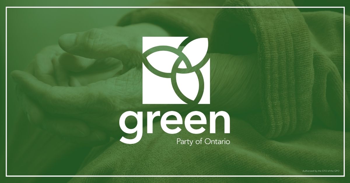 Mike Schreiner released the following statement regarding long-term care (LTC) in Ontario: