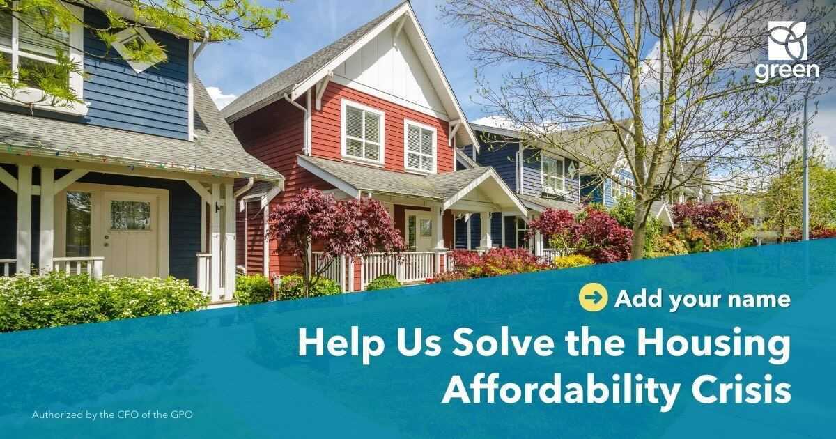 Help Solve The Housing Affordability Crisis | Green Party Of