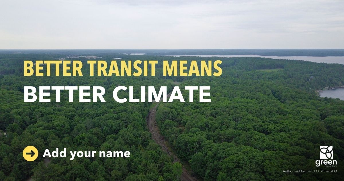 Affordable and accessible transit is key to tackling the climate crisis and creating more connected communities.