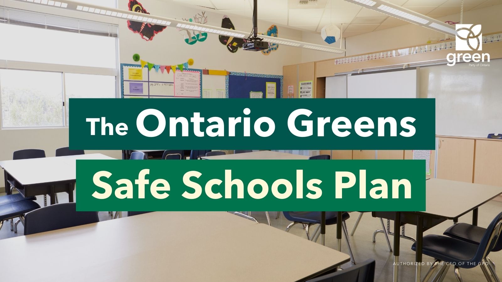 Ontario Greens are renewing our call for Ford to implement the Ontario Greens Safe Schools Plan so kids can stay as safe as possible and schools can stay open.