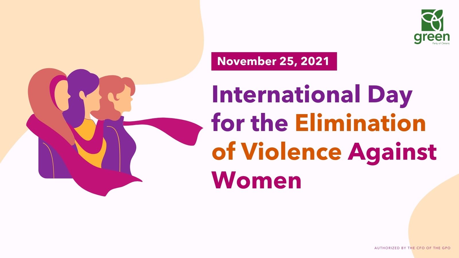 Mike Schreiner made the following statement for Woman Abuse Prevention month and on International Day for Elimination of Violence Against Women: